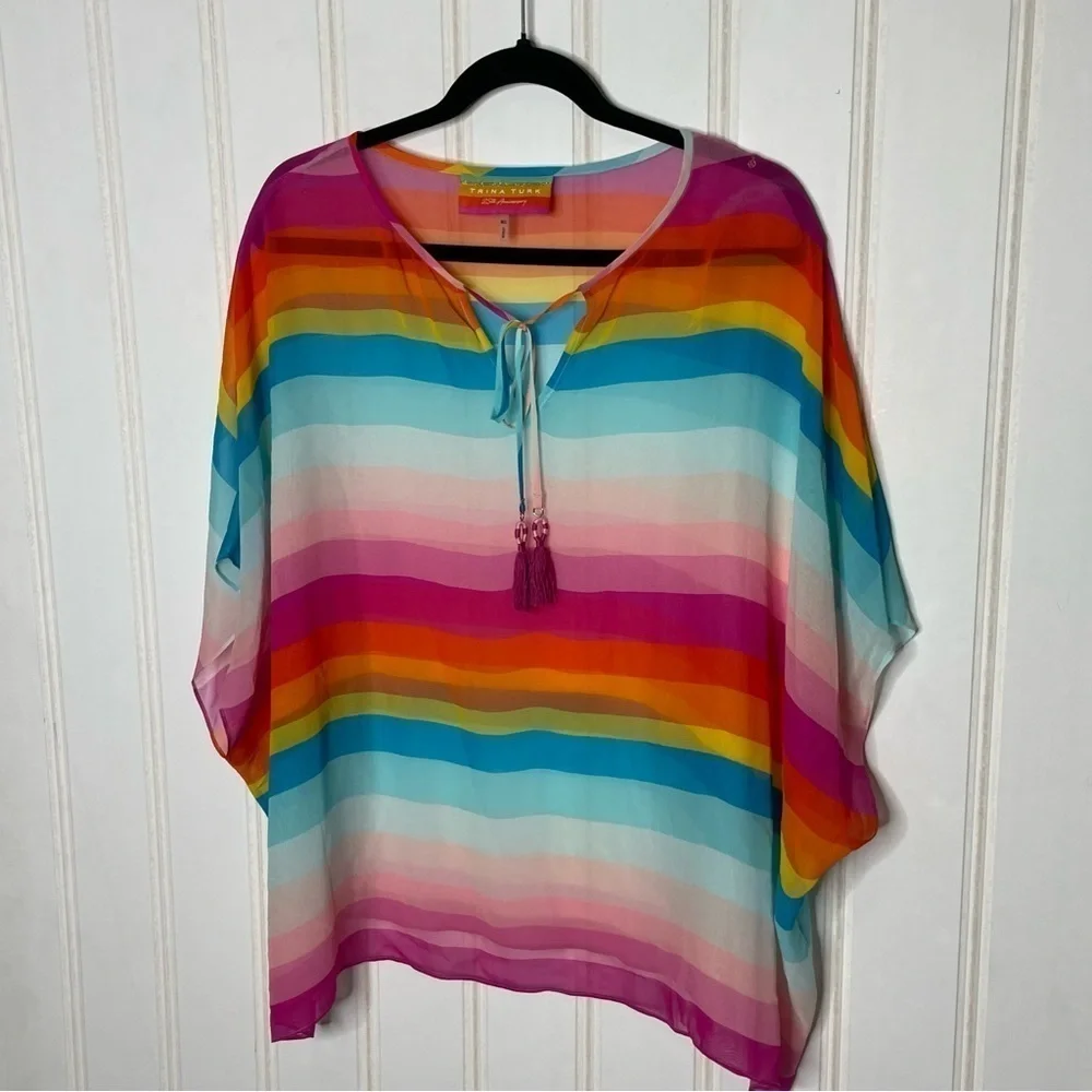Trina Turk 25th Anniversary Sobe Top Size M/L